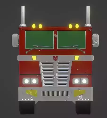 Optimus Prime Truck Free 3D model