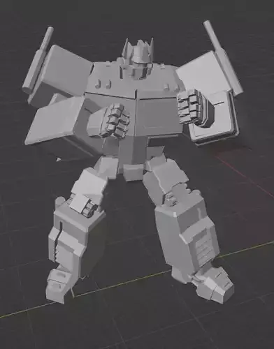 Optimus Prime G1 V1 3D print model