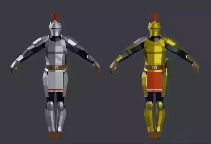 Knights Low-Poly