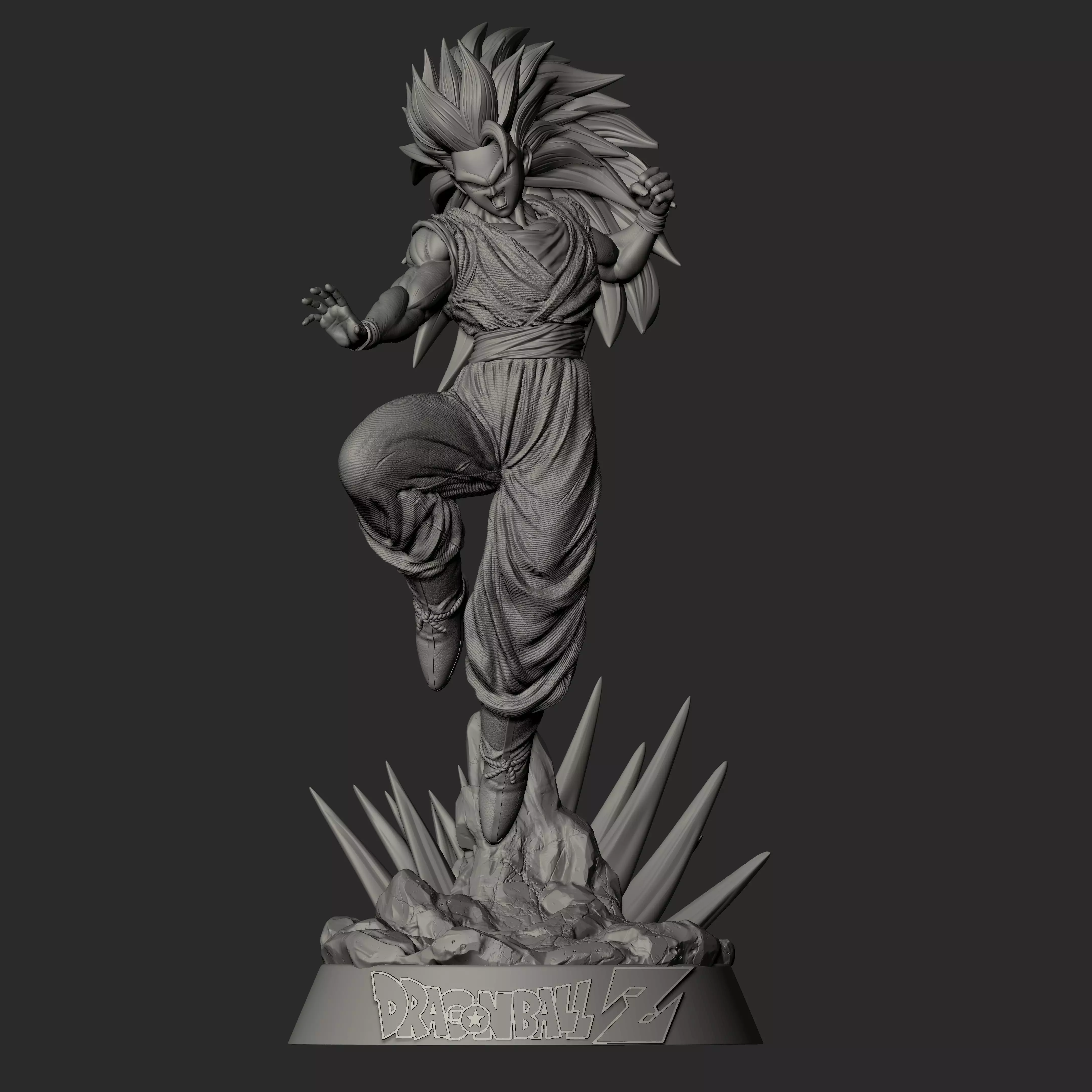 gokussj3 3D print model_0