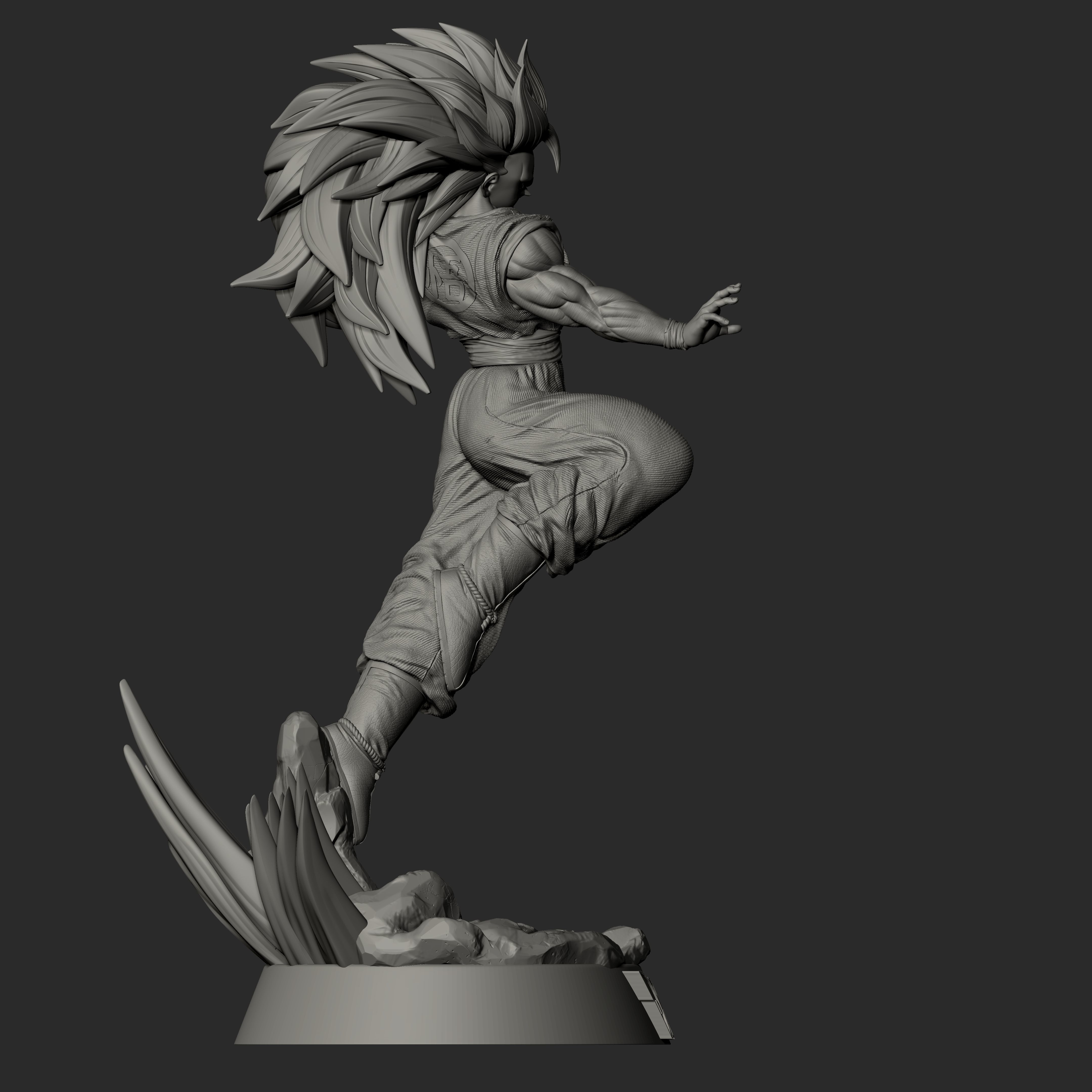 gokussj3 3D print model_2