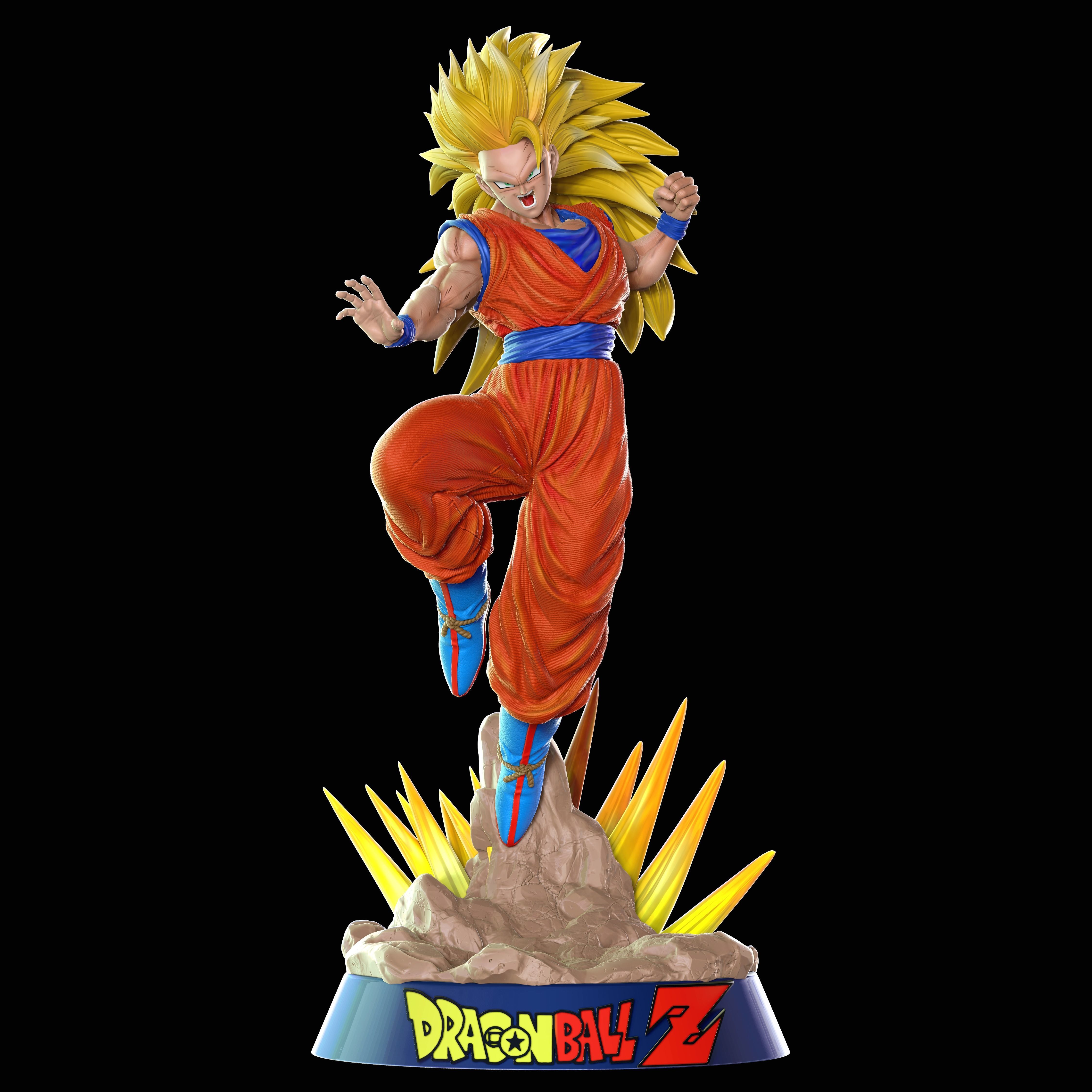 gokussj3 3D print model_3