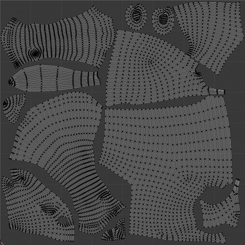 Horse PBR Low-poly 3D model_14