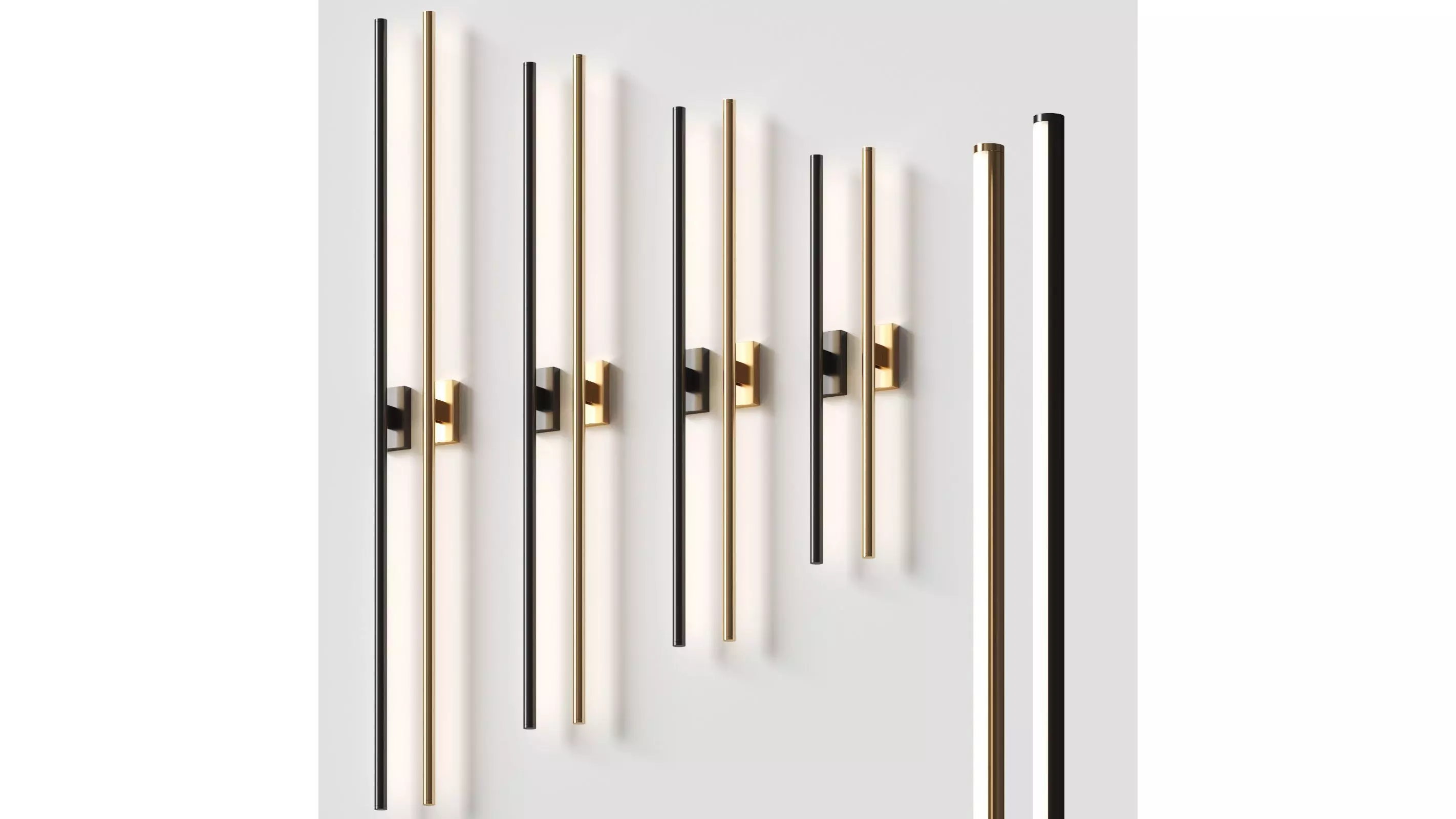 Minimalist Nordic Wall Lamp - Etsy 3D model_0