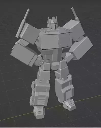 Optimus Prime G1 V2 3D print model