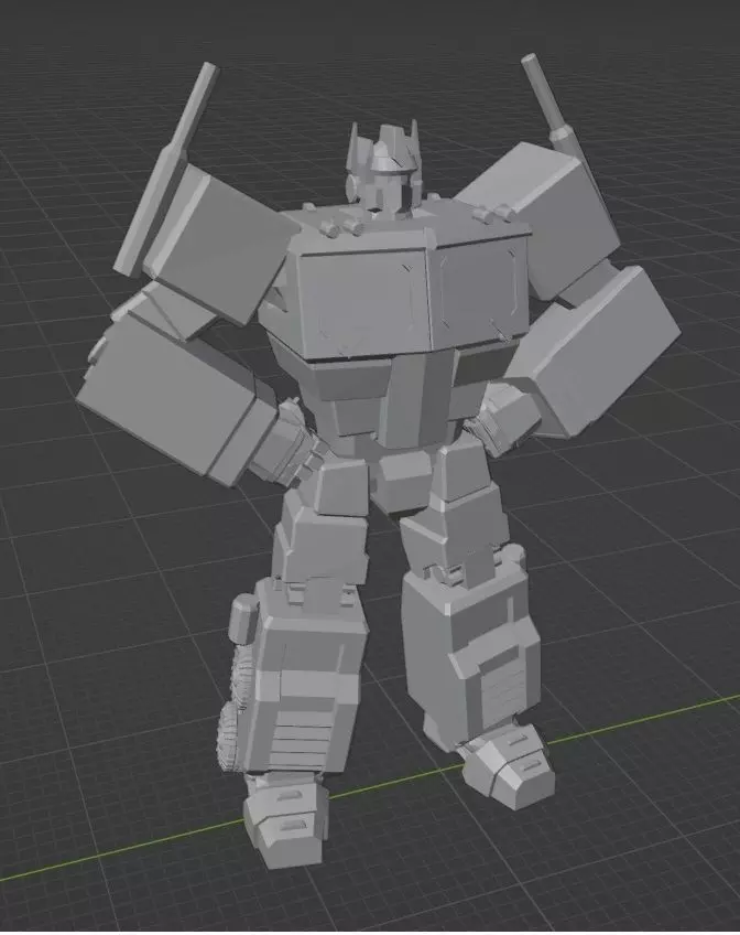 Optimus Prime G1 V2 3D print model_0