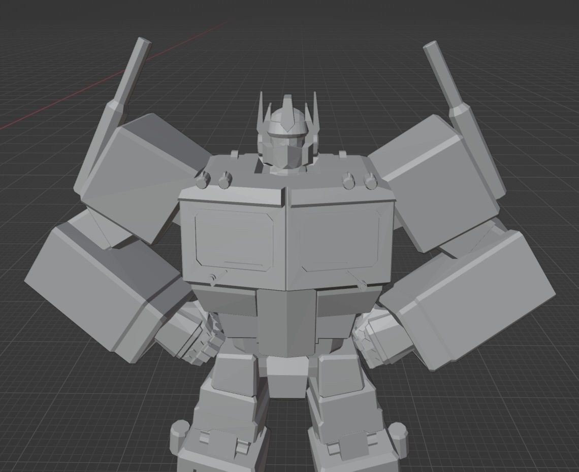 Optimus Prime G1 V2 3D print model_2
