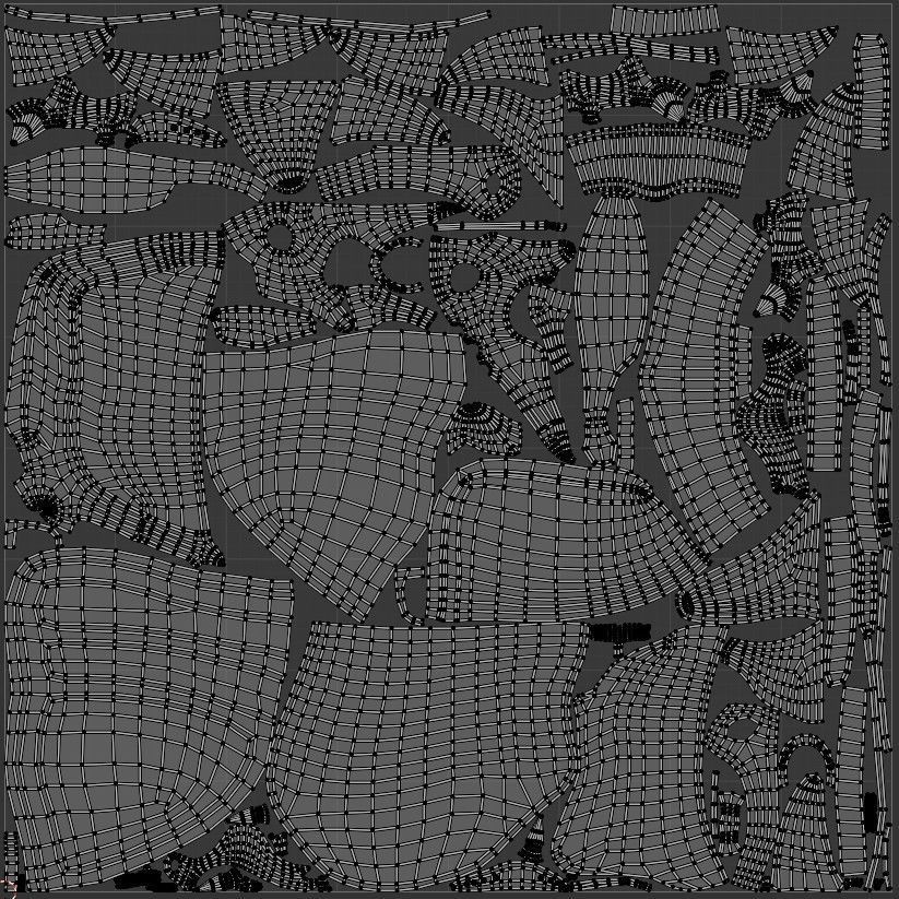 Horse armor PBR Low-poly 3D model_12