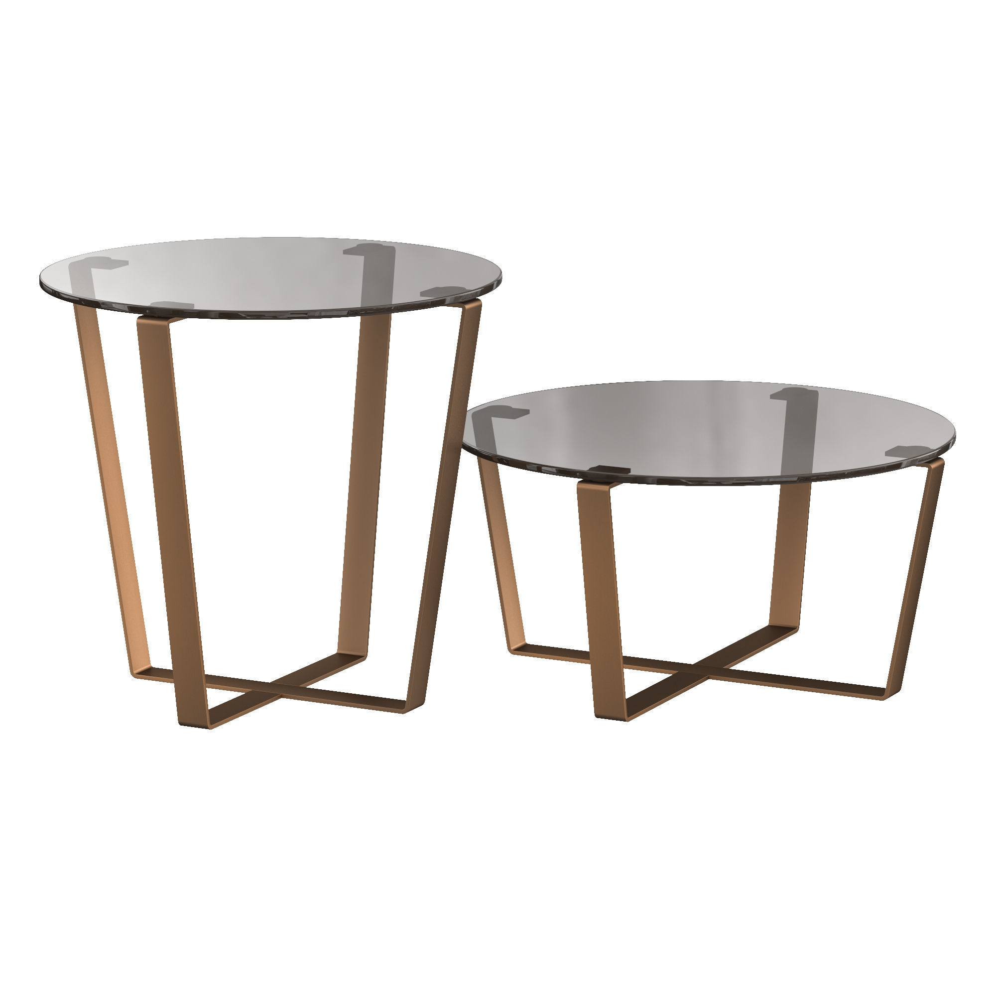 SOHO coffee tables 3D model_2