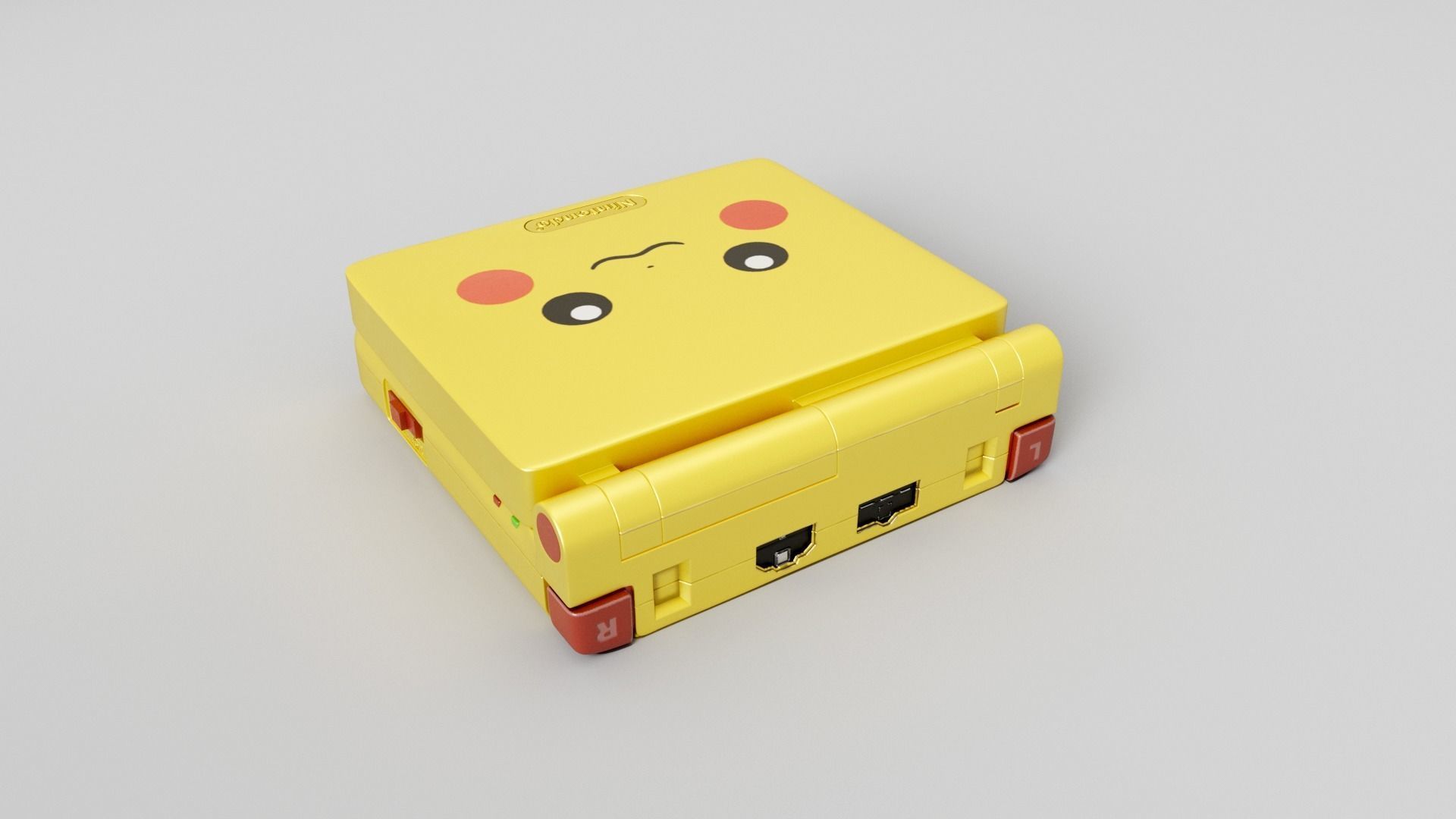 Gameboy Advance SP 10 Colors and One Collector  3D model_1