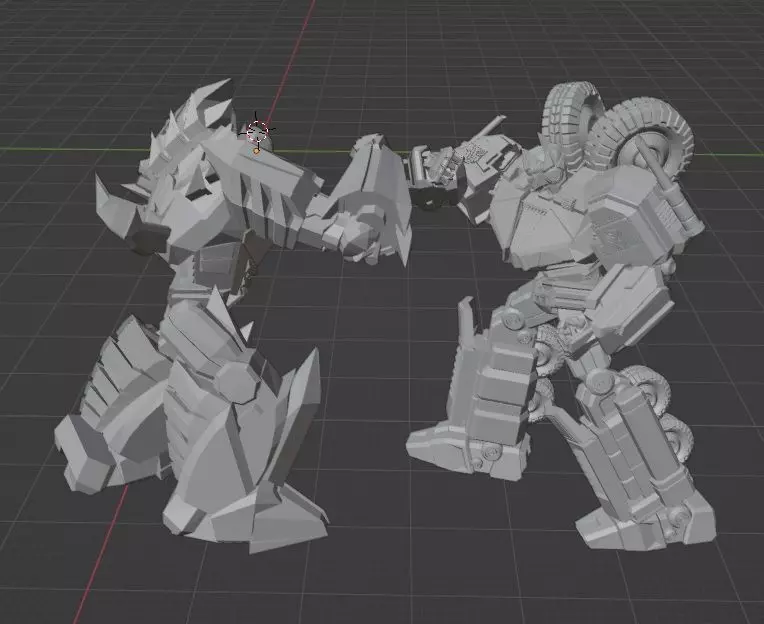 Optimus Prime Vs Megatron FOC 2 3D print model_0