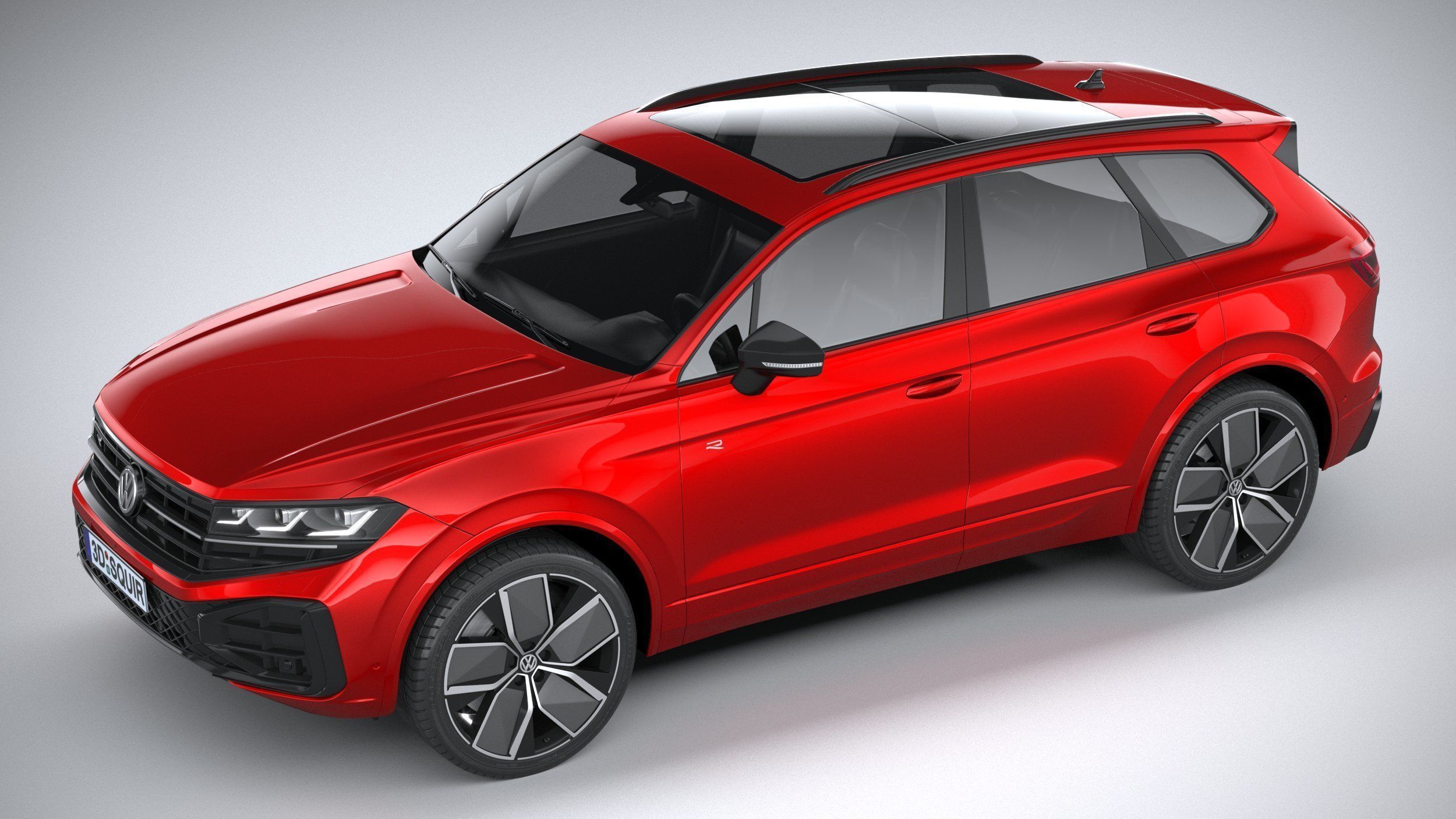 Volkswagen Touareg R-Line 2024 3D model_7