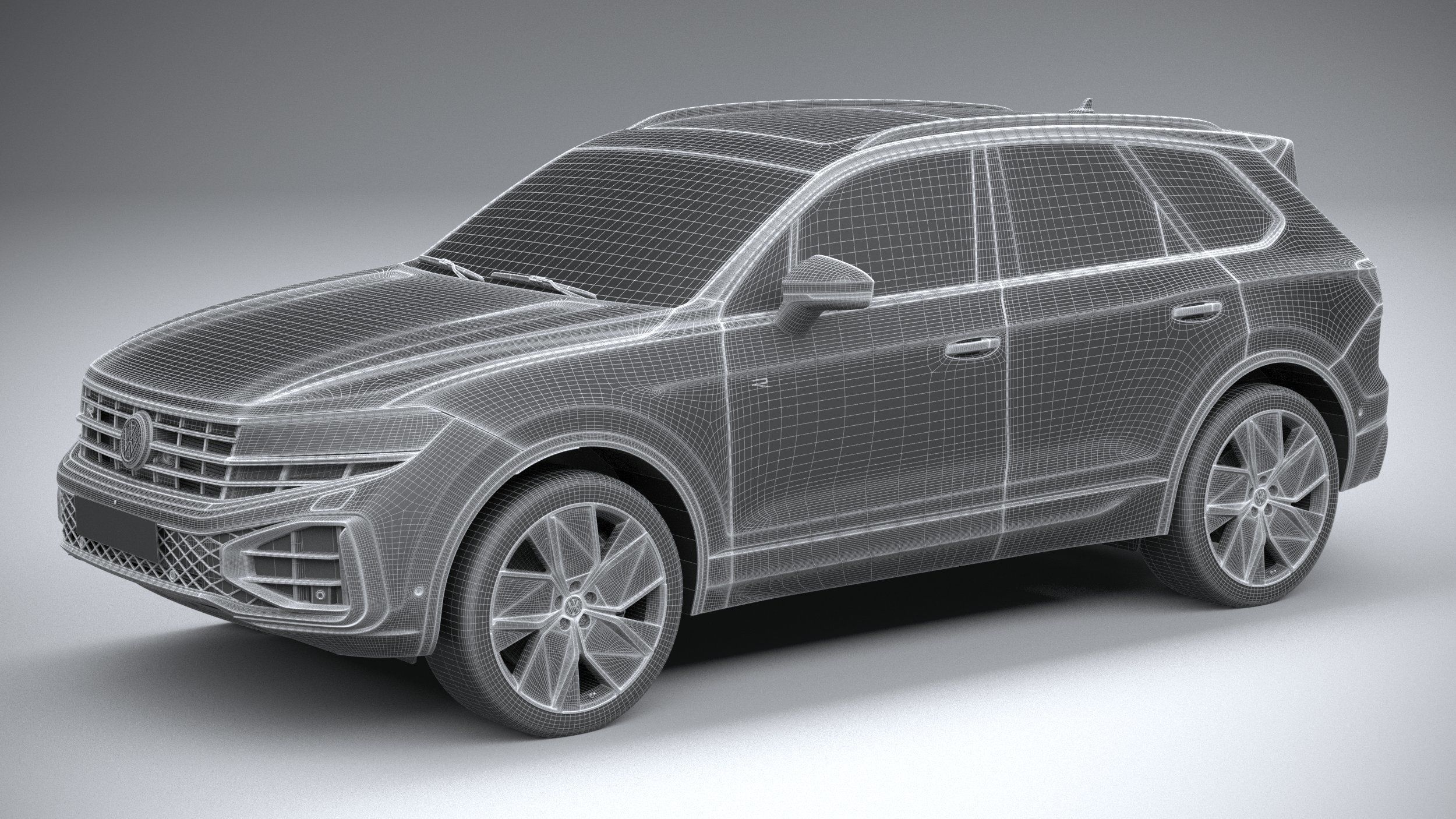 Volkswagen Touareg R-Line 2024 3D model_26