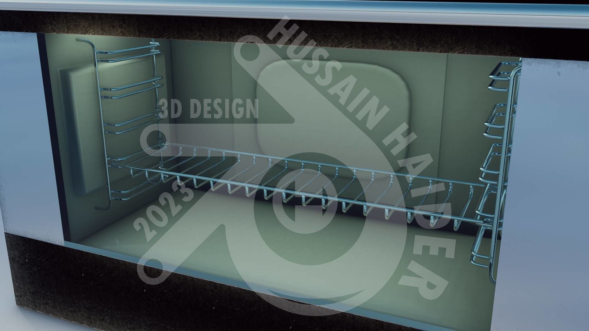 Tea Machine Low-poly 3D model_6