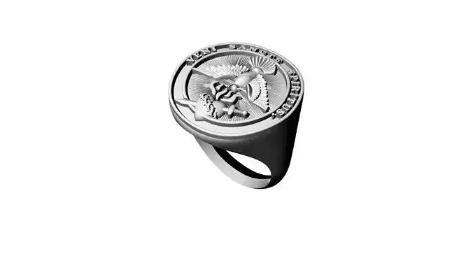 Holy Spirit Ring Saint spirit and Sacred Heart of Jesus ring