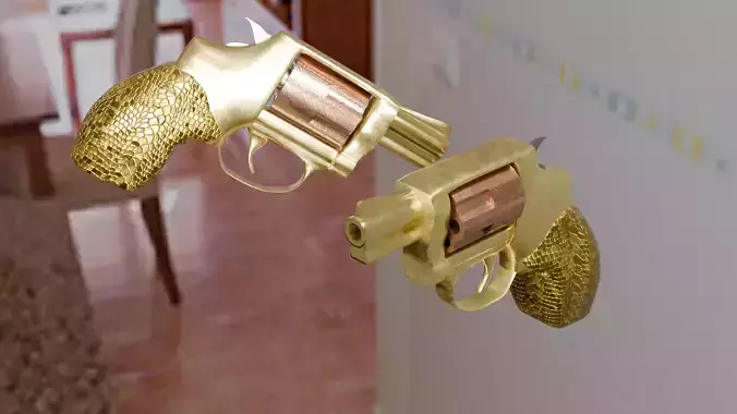 Luxurious Snub-Nosed Revolver