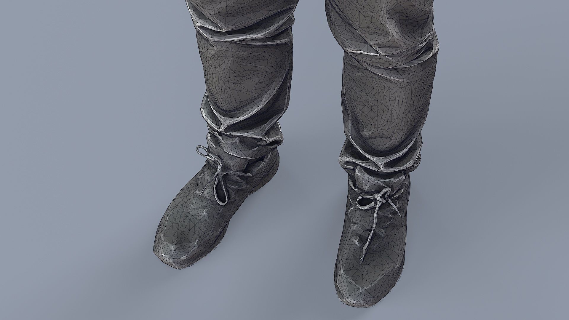 Questioning Reality Surprised Guy in White Sweatshirt 3D model_13