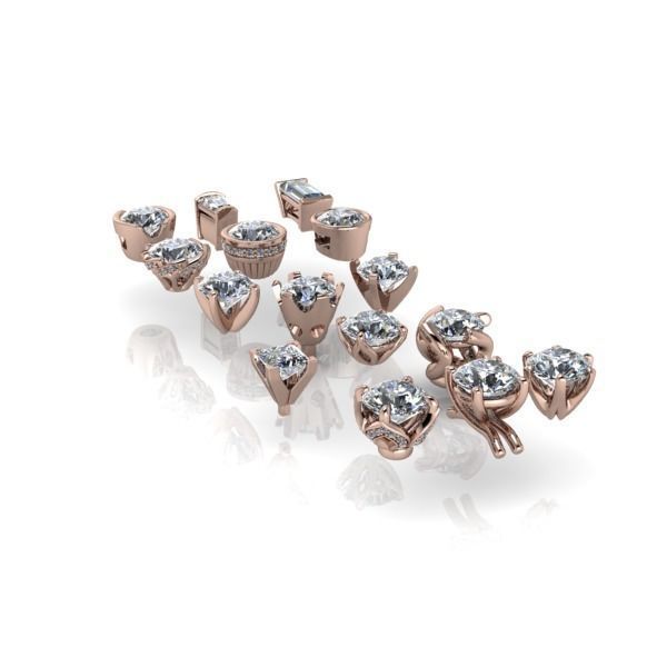 Latest designer popular Heads findings jewelry assorted various  3D print model_28