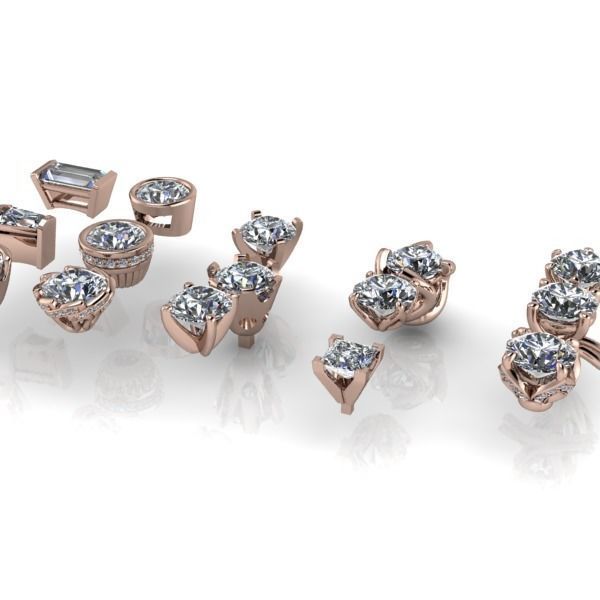 Latest designer popular Heads findings jewelry assorted various  3D print model_33