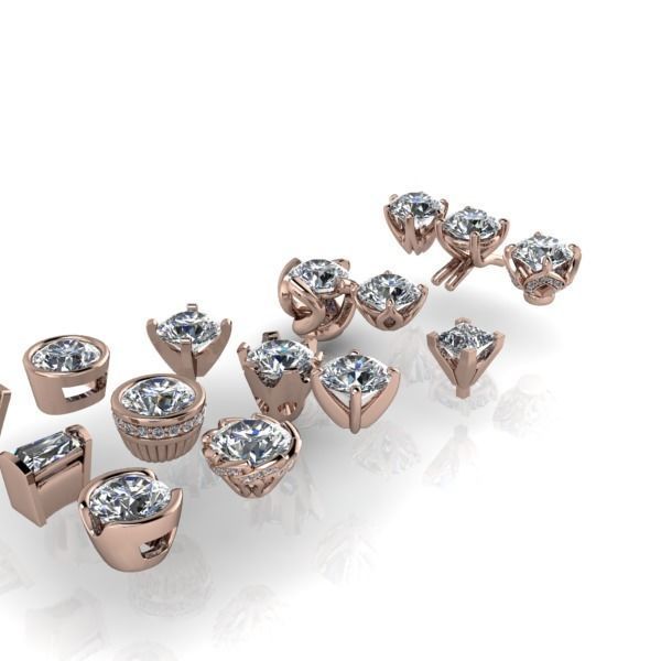 Latest designer popular Heads findings jewelry assorted various  3D print model_32