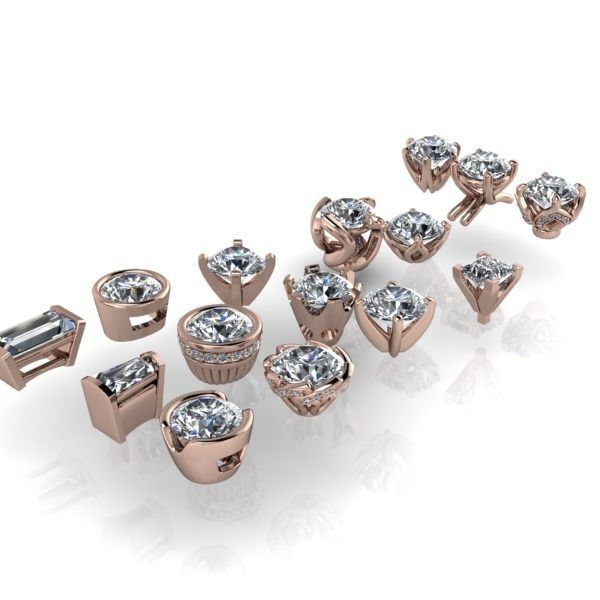 Latest designer popular Heads findings jewelry assorted various  3D print model_27