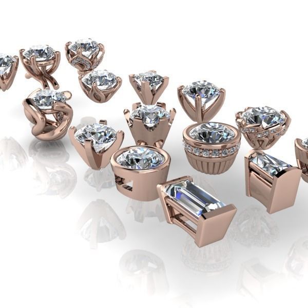 Latest designer popular Heads findings jewelry assorted various  3D print model_31