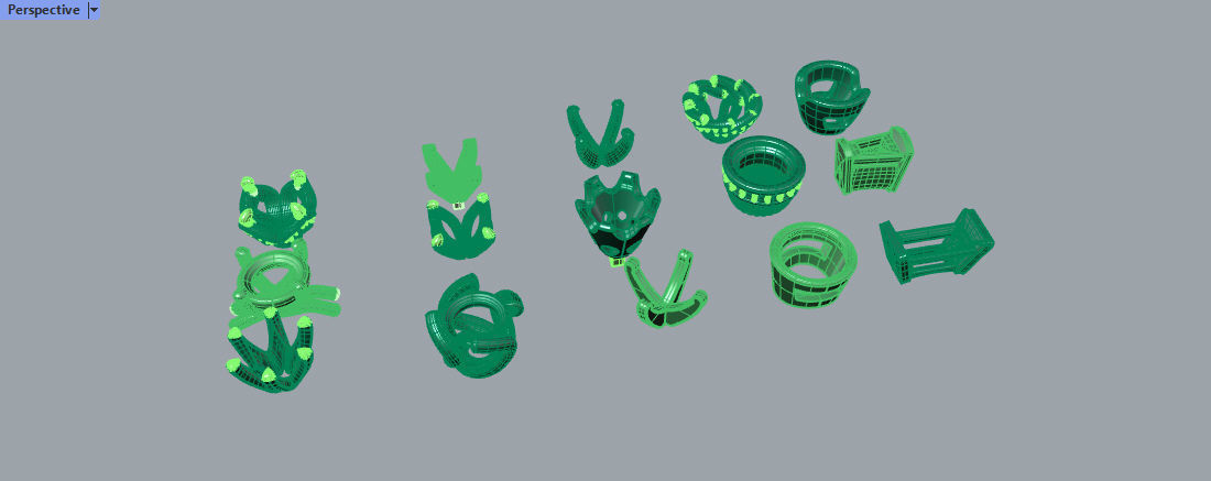 Latest designer popular Heads findings jewelry assorted various  3D print model_2