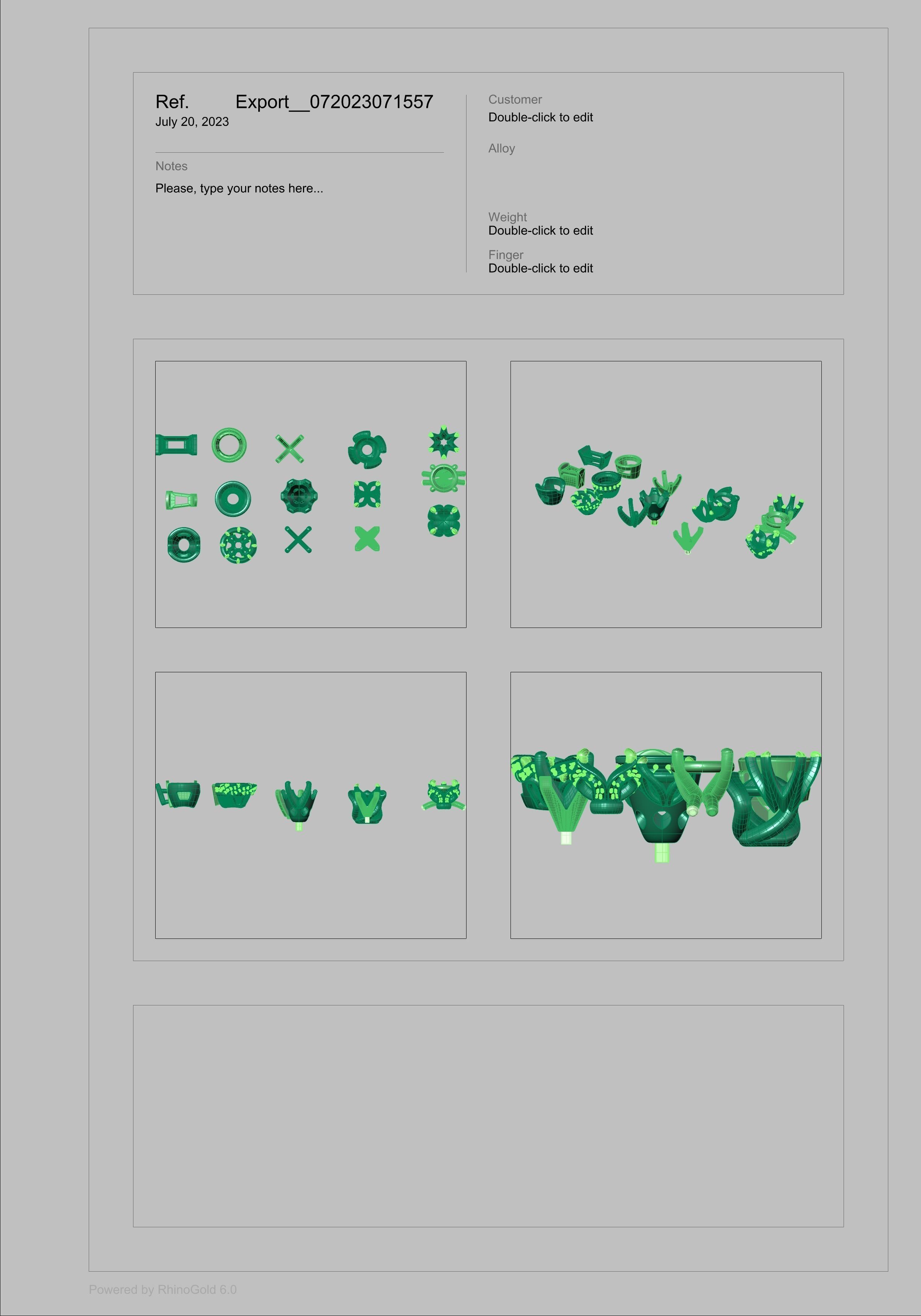 Latest designer popular Heads findings jewelry assorted various  3D print model_34