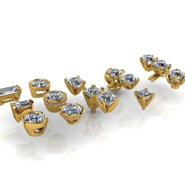 Latest designer popular Heads findings jewelry assorted various  3D print model_19