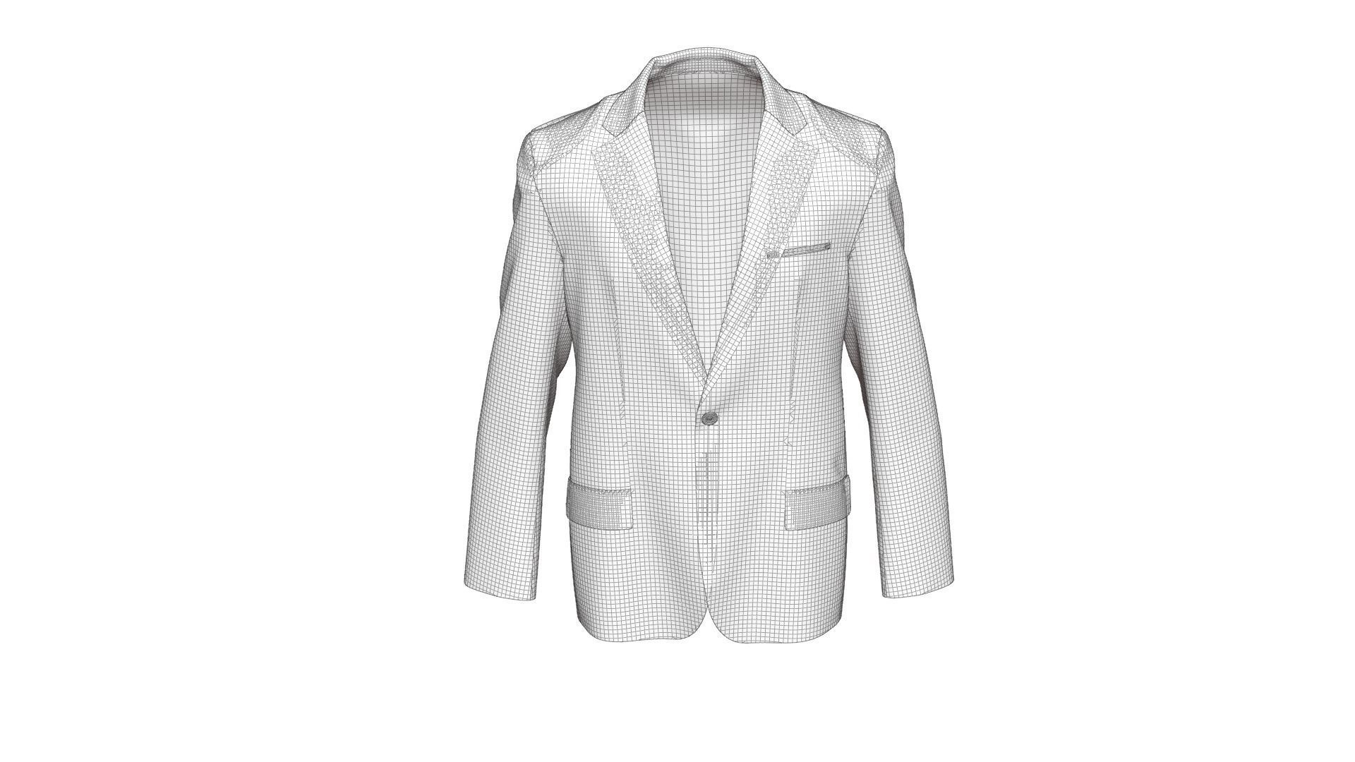 Blazer 3D model_22