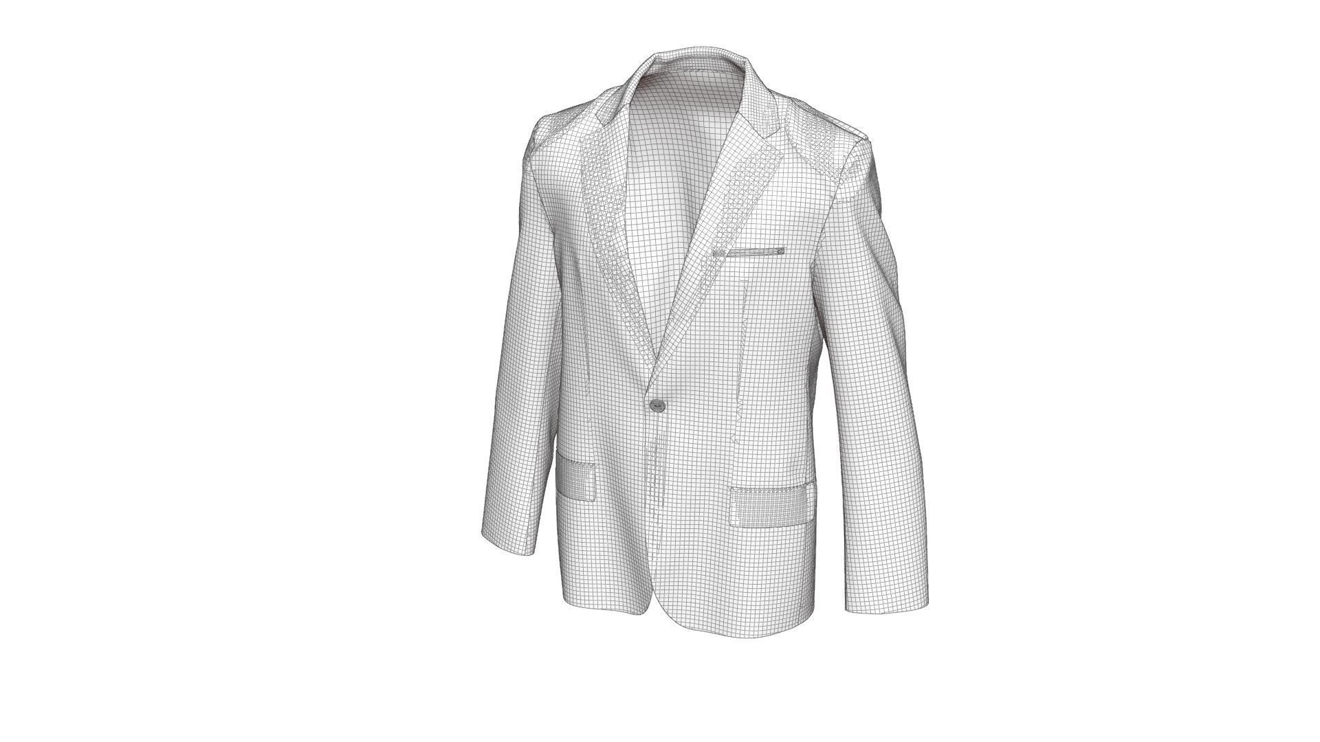 Blazer 3D model_14