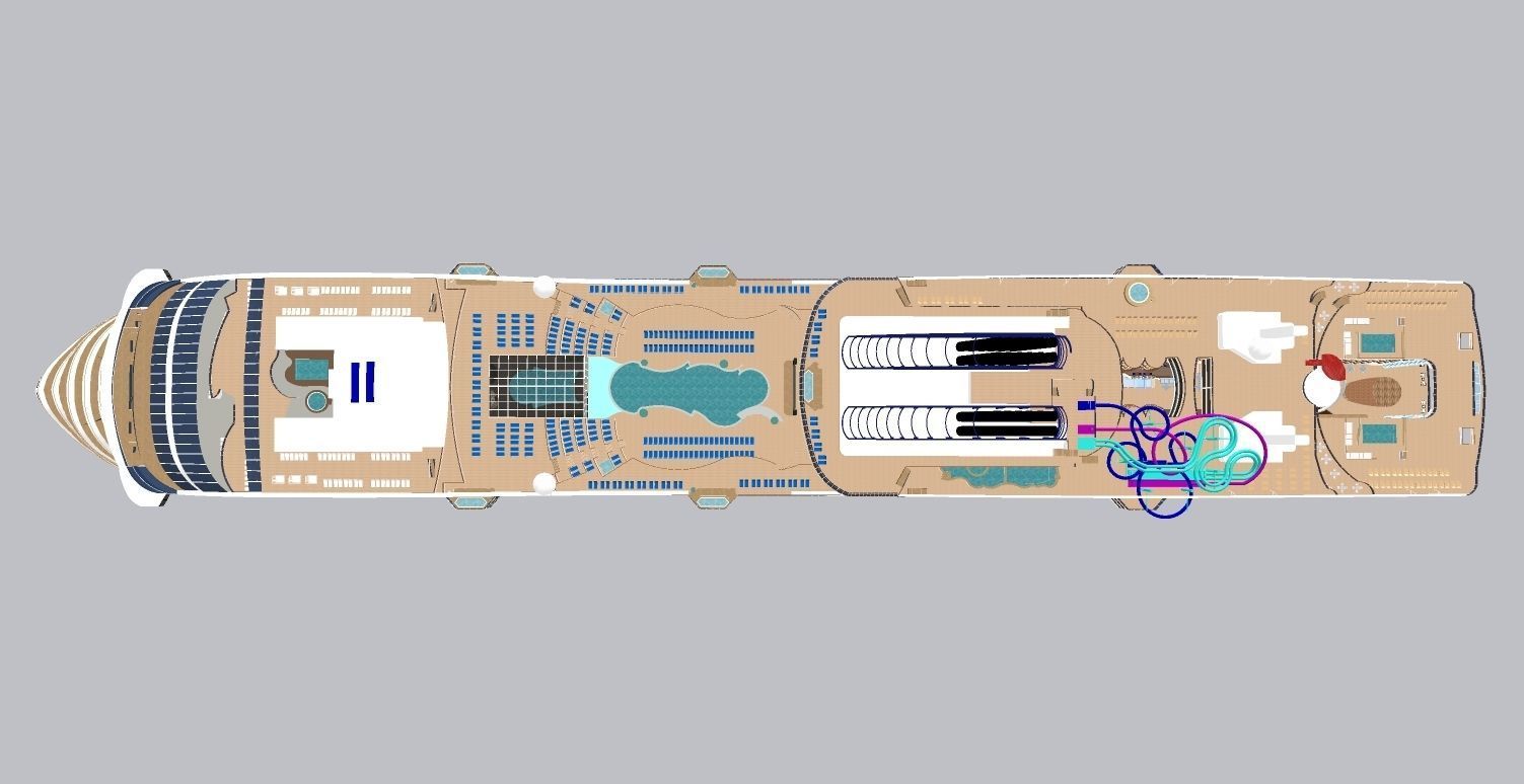 MSC WORLD EUROPA 3D model_8