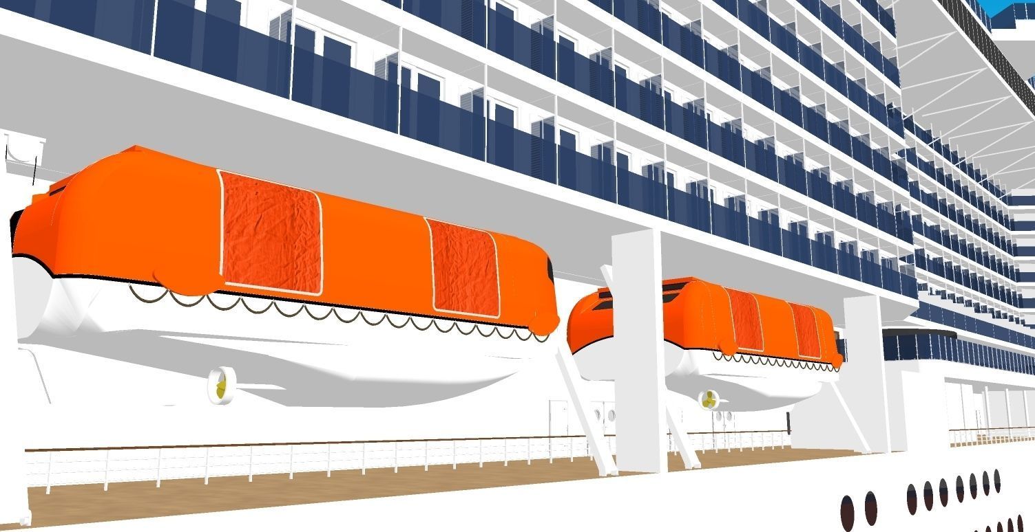 MSC WORLD EUROPA 3D model_26