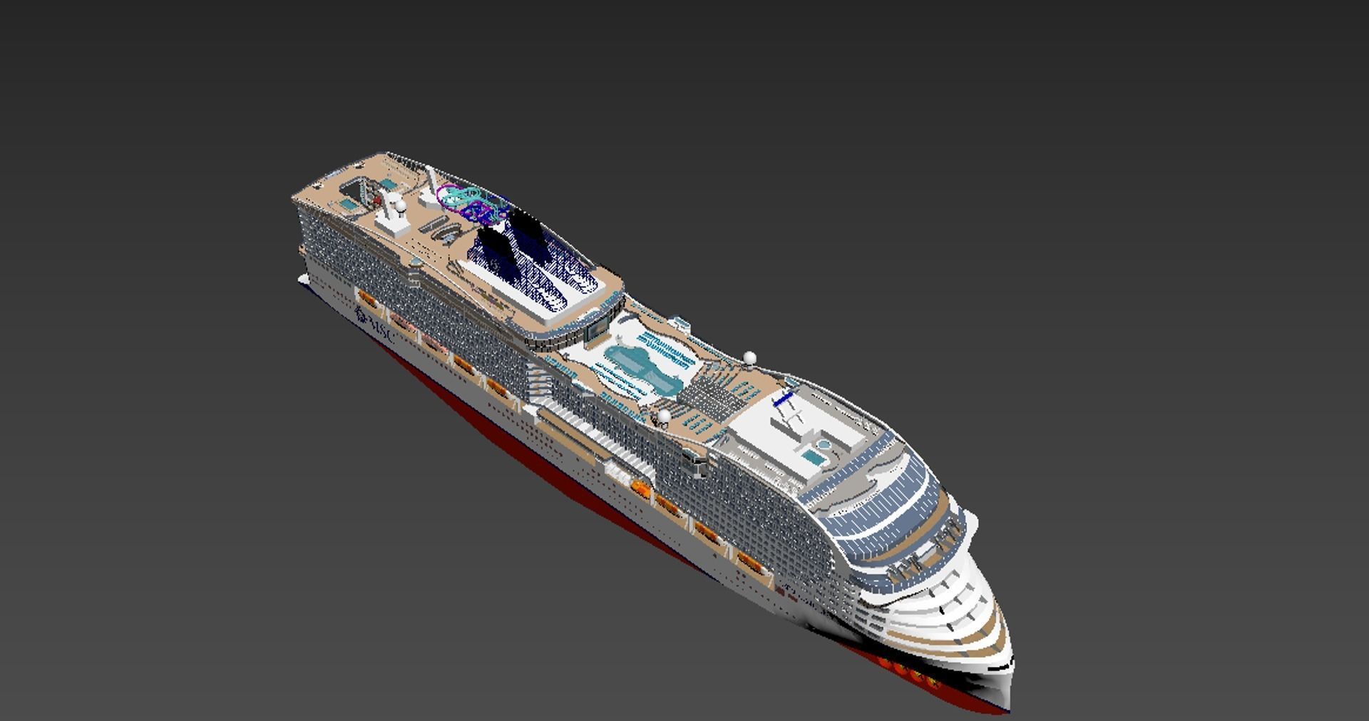 MSC WORLD EUROPA 3D model_13