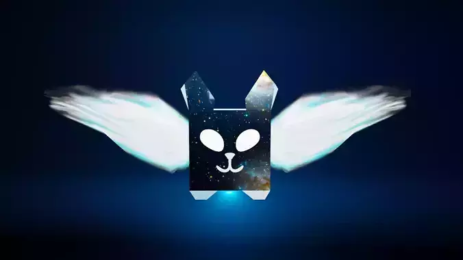 Low-poly Universal Rabbit Pet- Real-time Material Reaction
