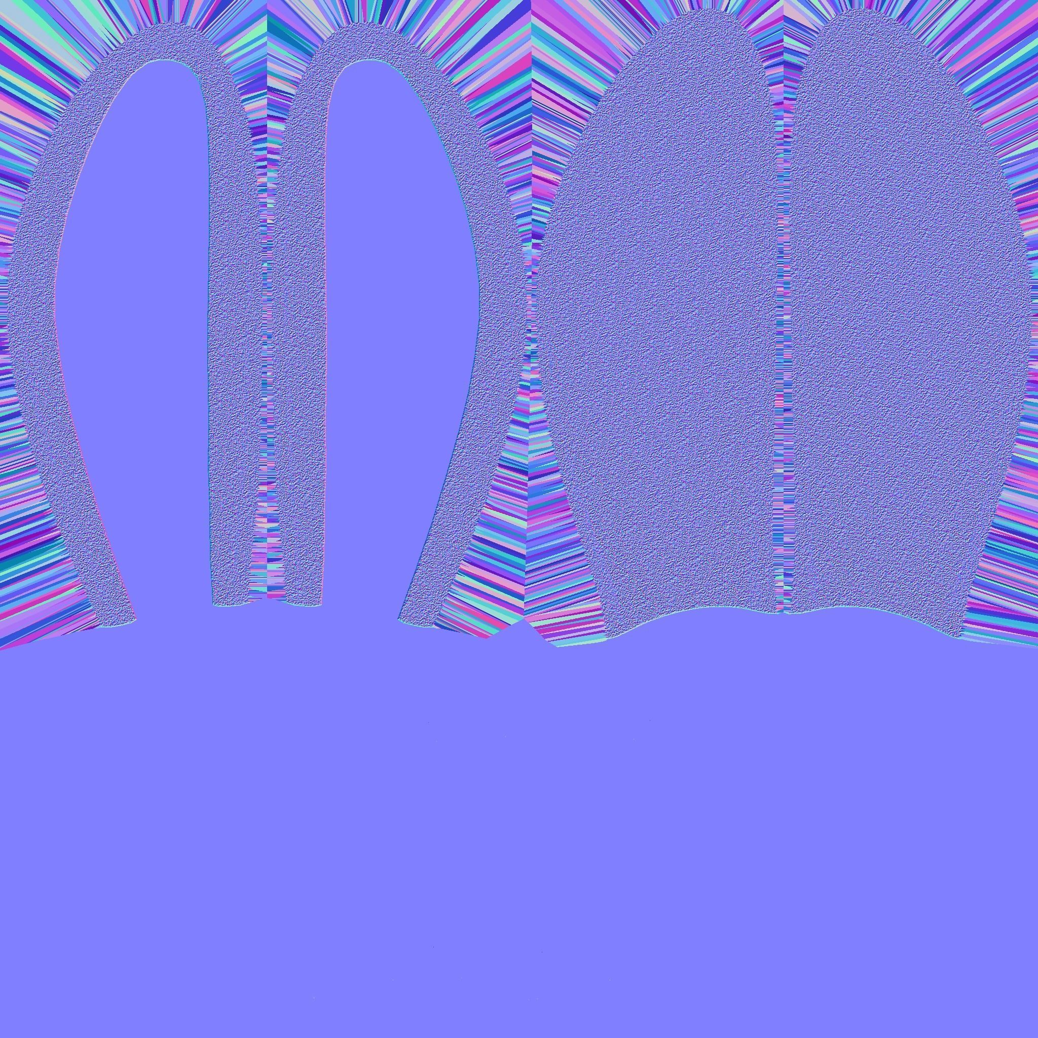 Furry Ears Tiara C02 Pink - Headband Character Design Low-poly 3D model_20