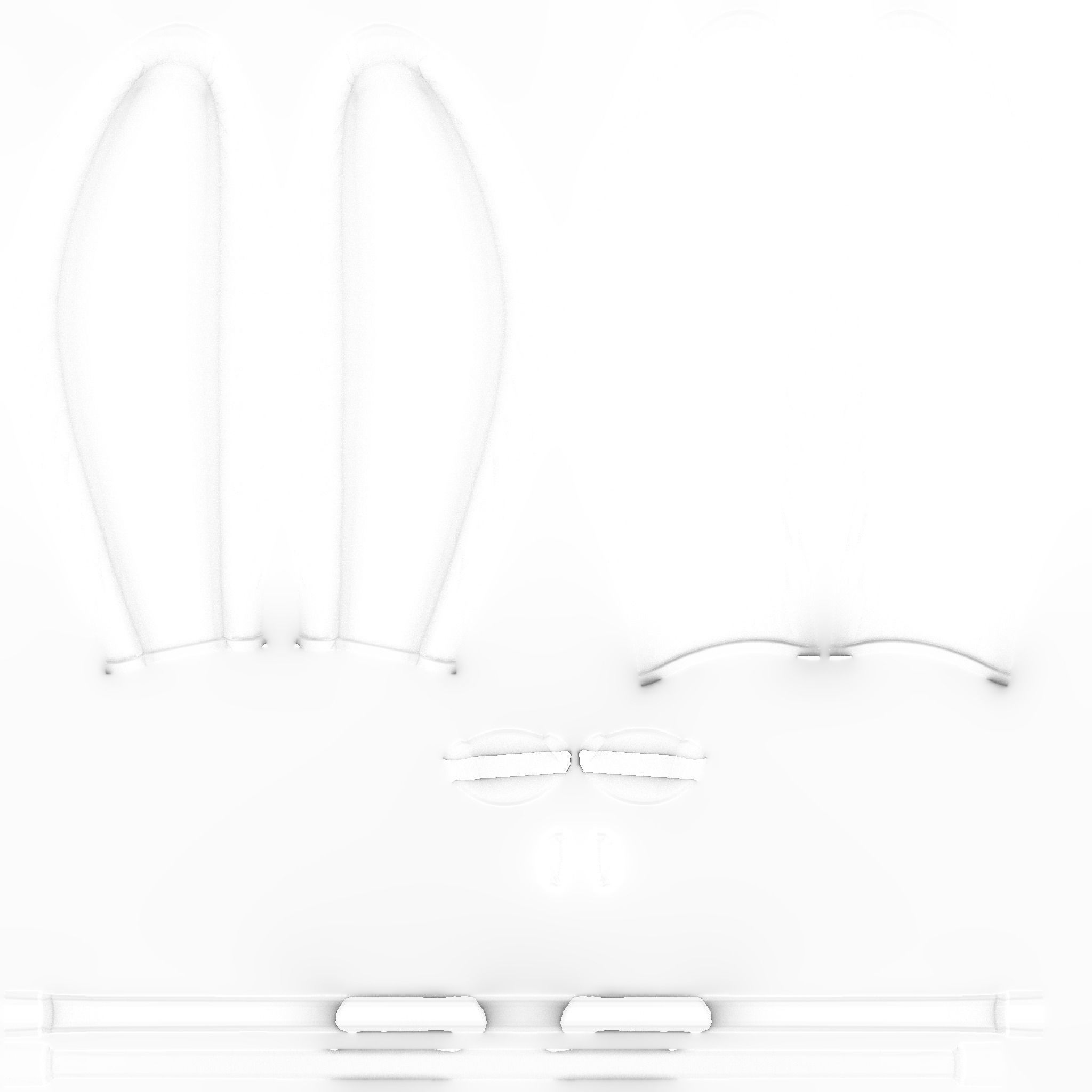 Furry Ears Tiara C02 Pink - Headband Character Design Low-poly 3D model_16