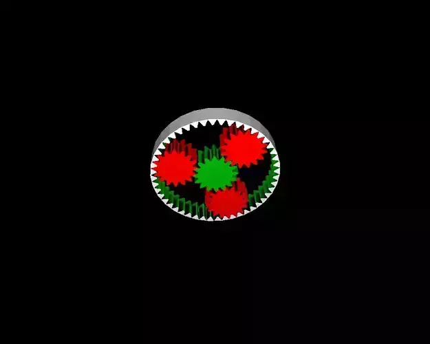 Planetary Gear System 3D model