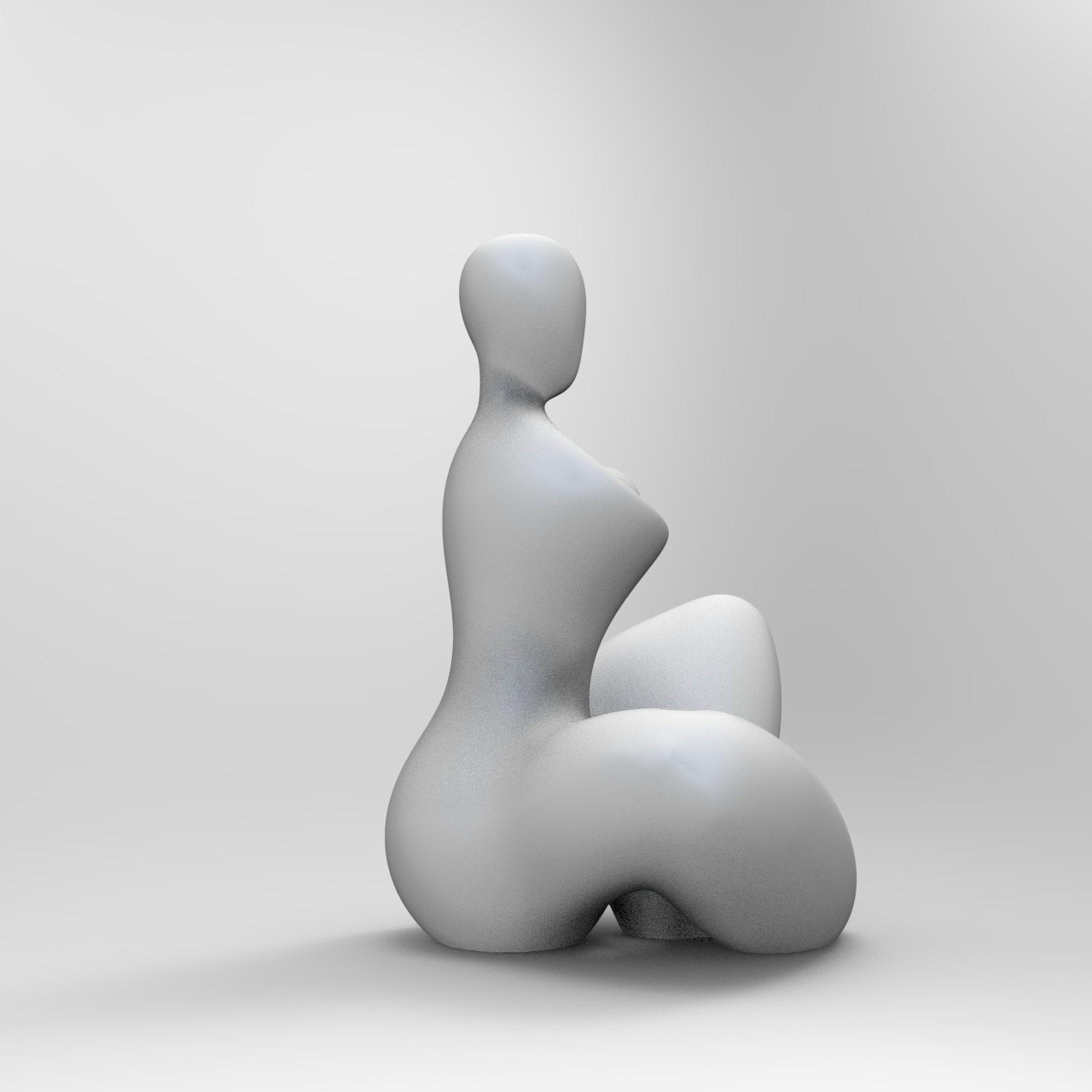 Embrace of Motherhood - 3D Sculpture Design 3D print model_6