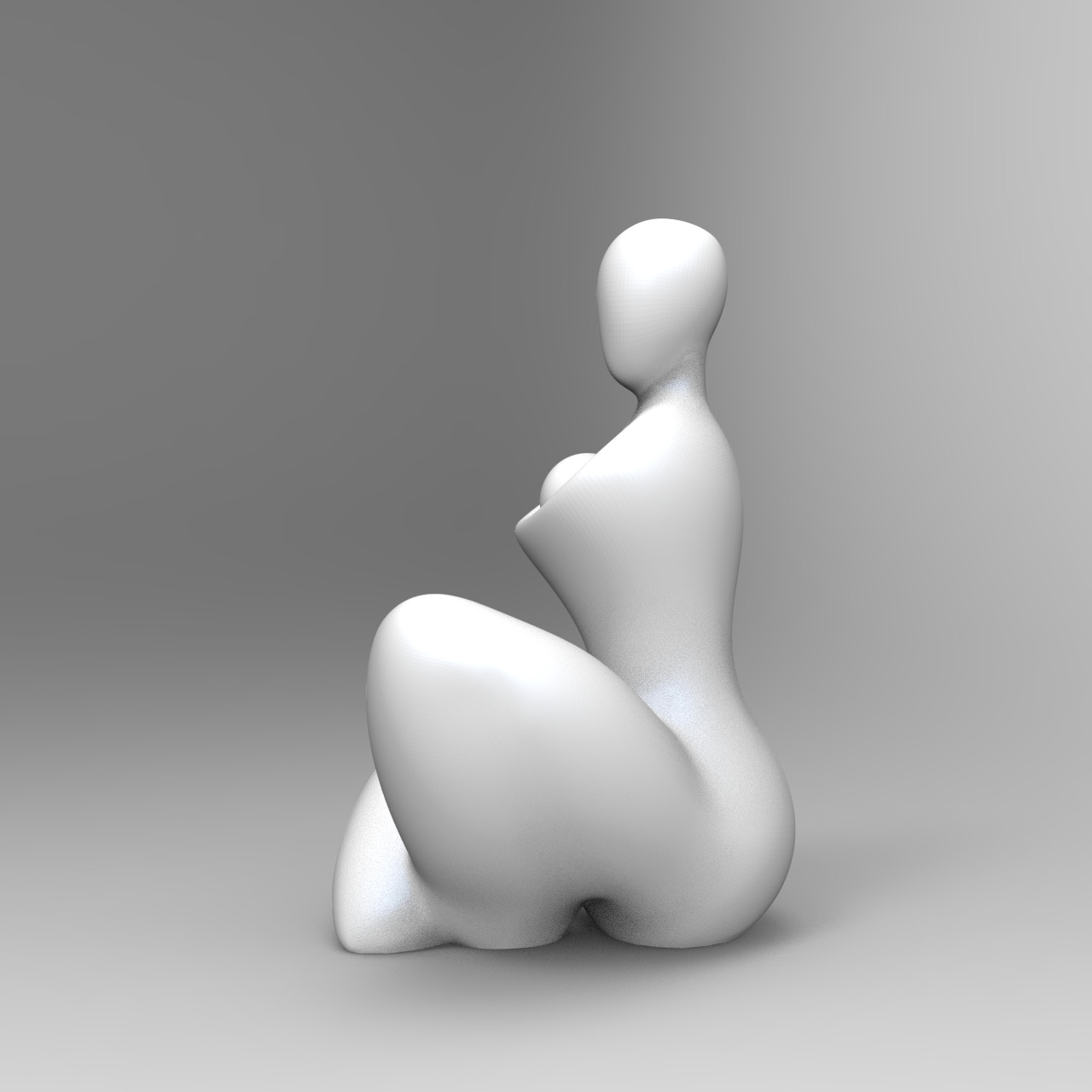 Embrace of Motherhood - 3D Sculpture Design 3D print model_2