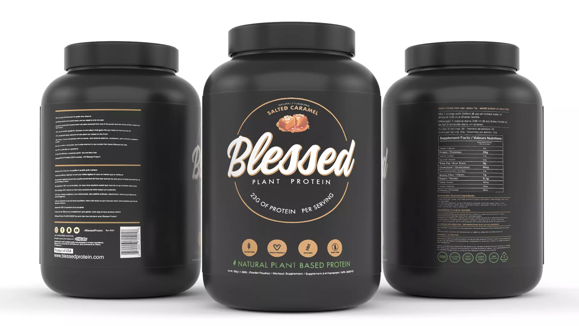 Protein Powder 3D model_0