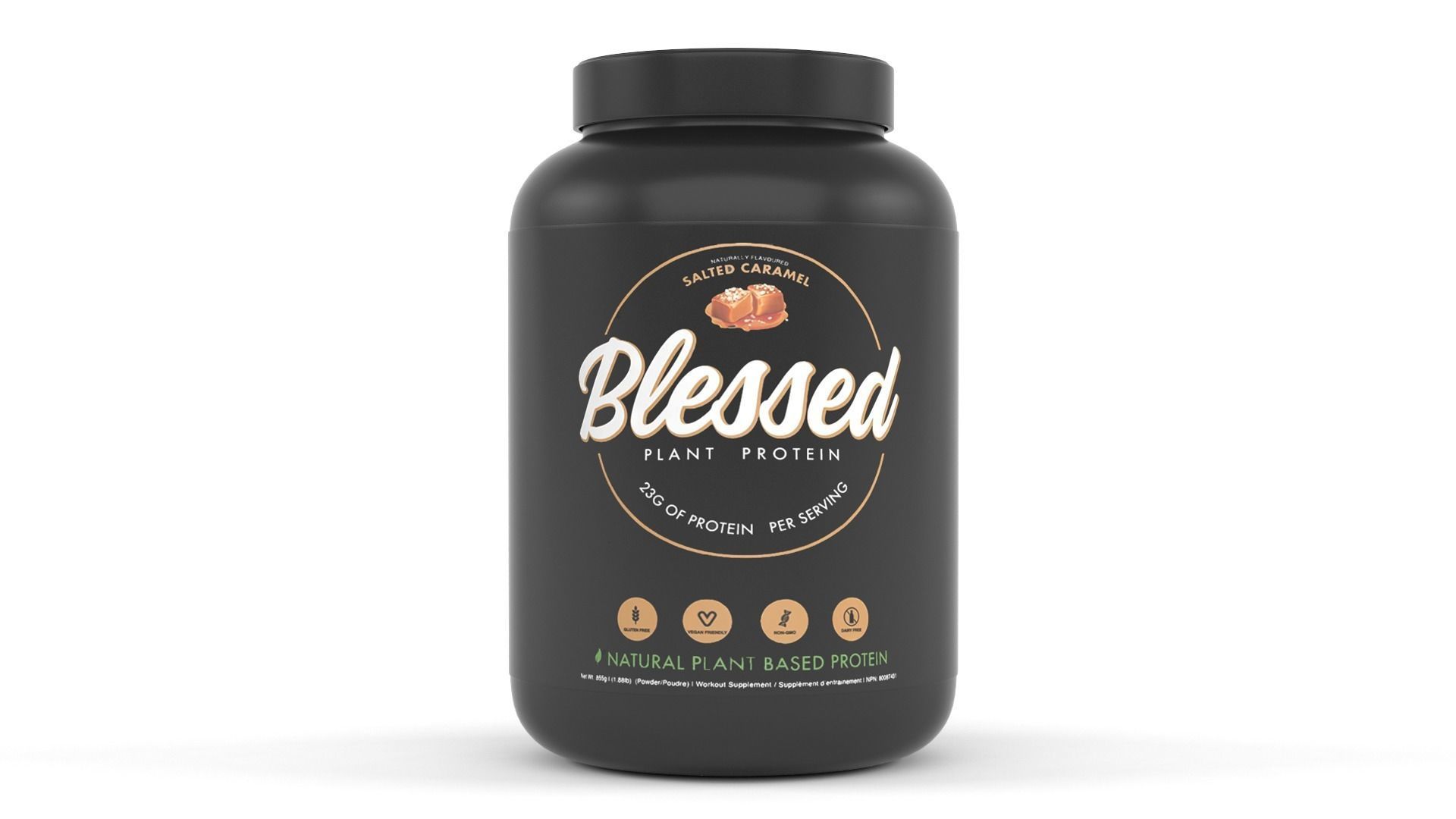 Protein Powder 3D model_1