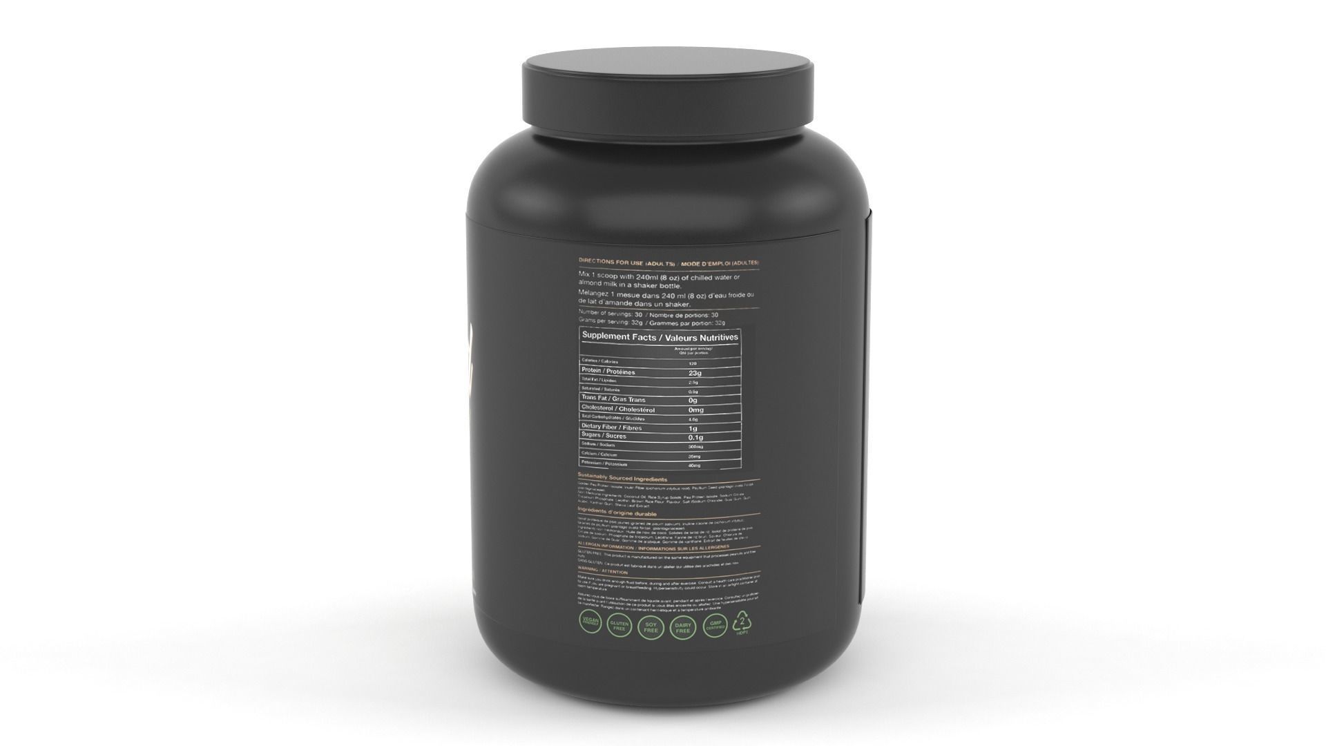Protein Powder 3D model_2