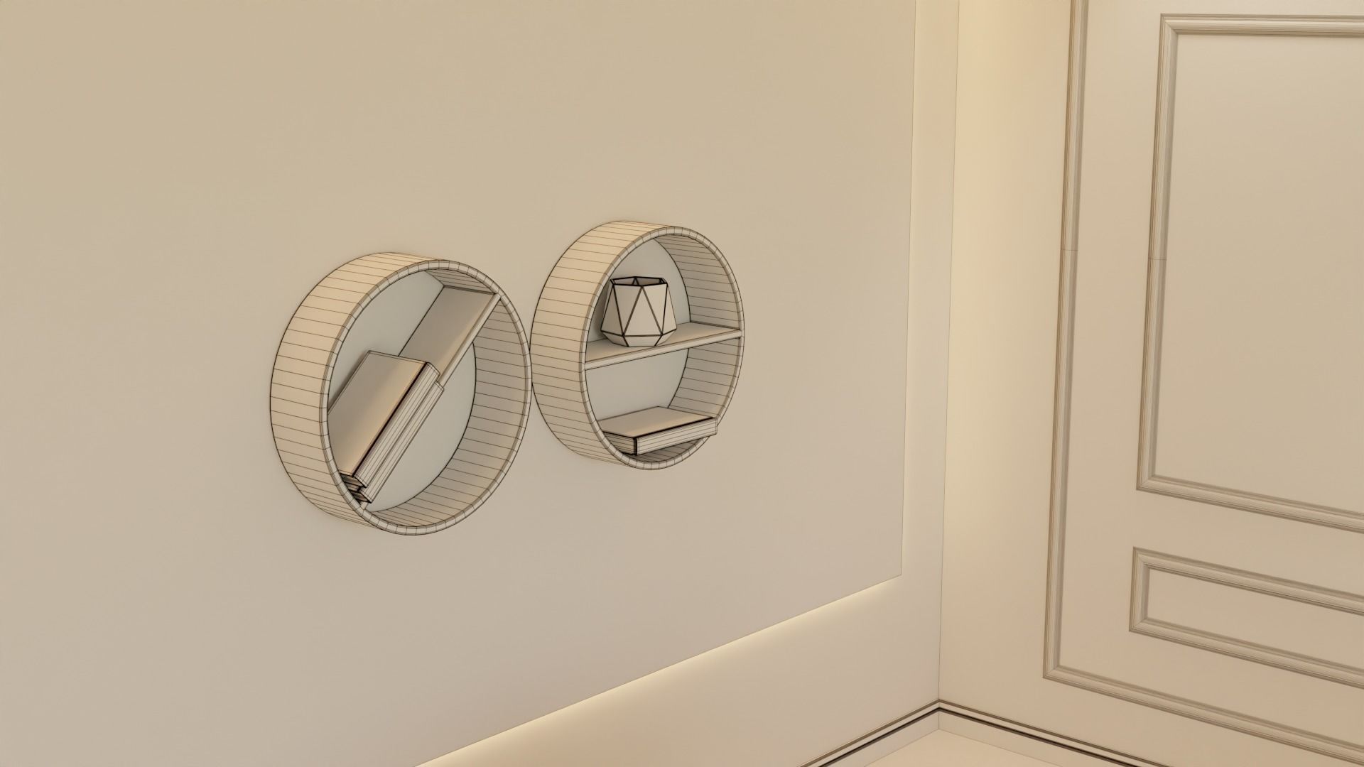 Living Room - 05 Low-poly 3D model_41