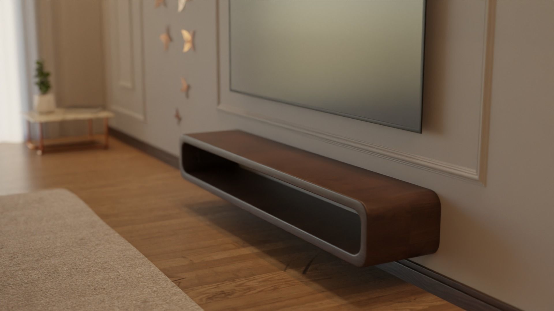 Living Room - 05 Low-poly 3D model_28