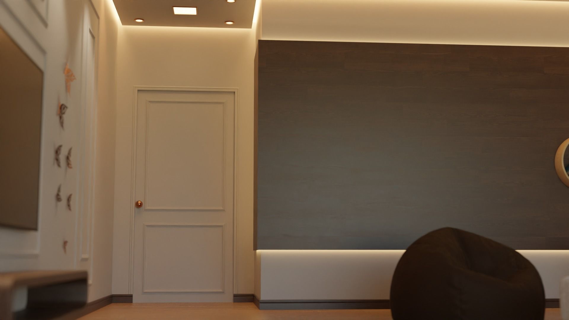 Living Room - 05 Low-poly 3D model_38