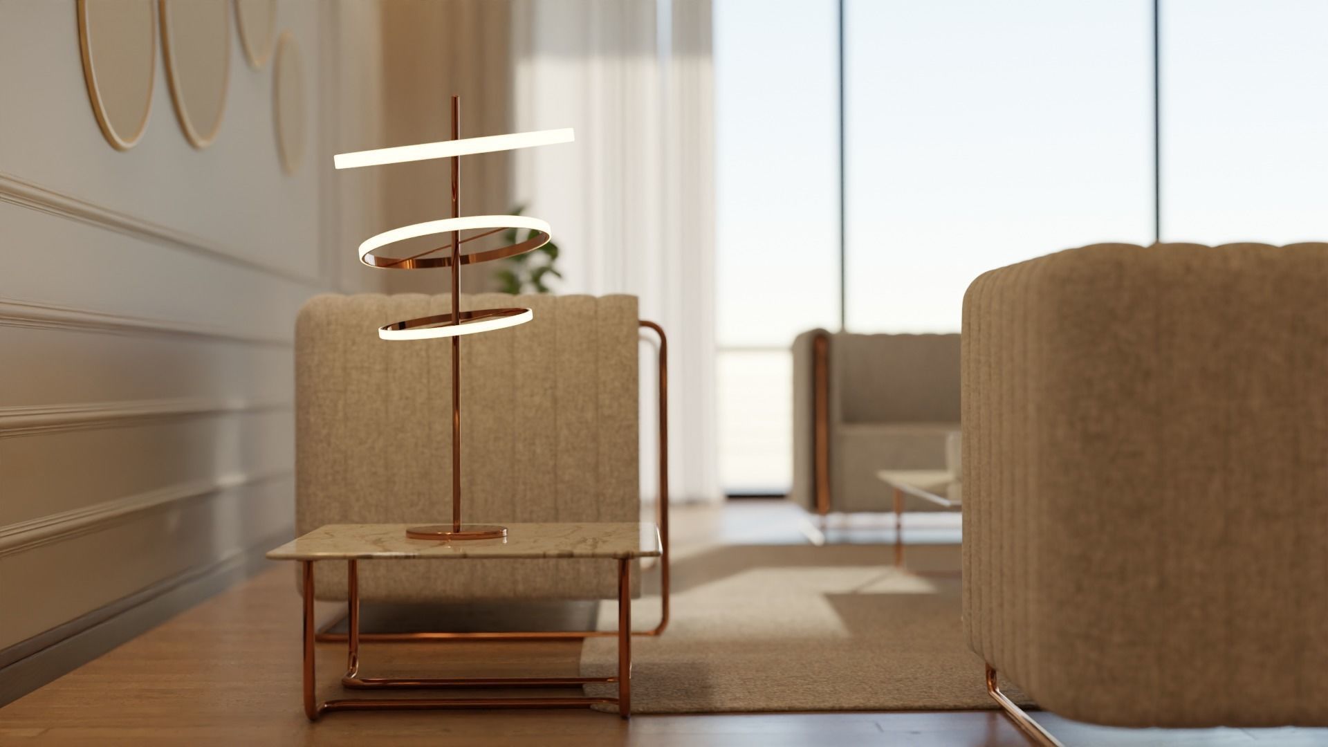 Living Room - 05 Low-poly 3D model_18