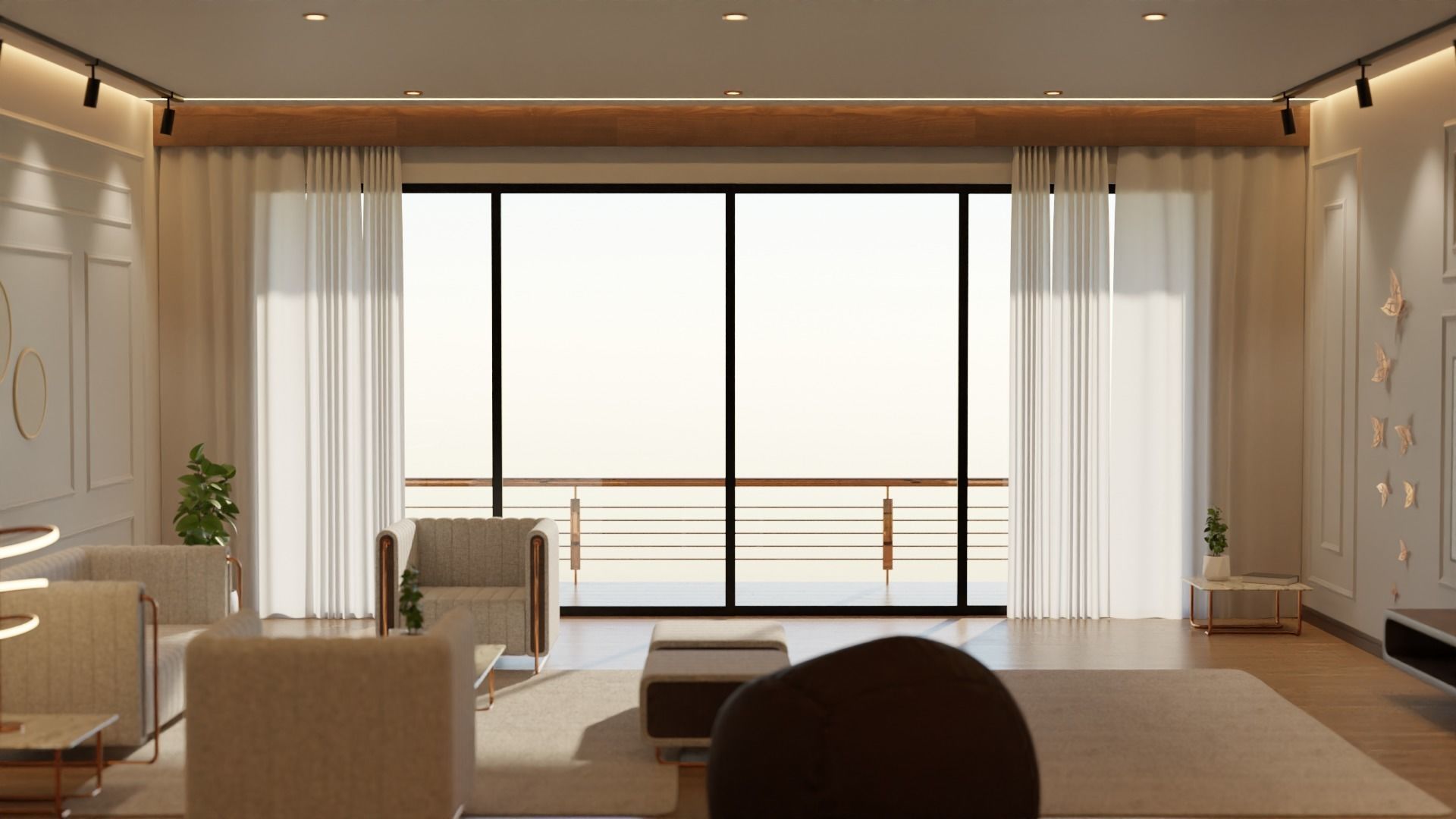 Living Room - 05 Low-poly 3D model_24