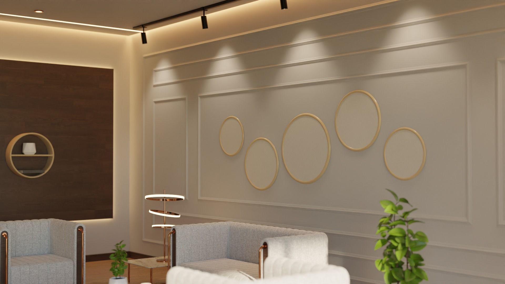 Living Room - 05 Low-poly 3D model_12