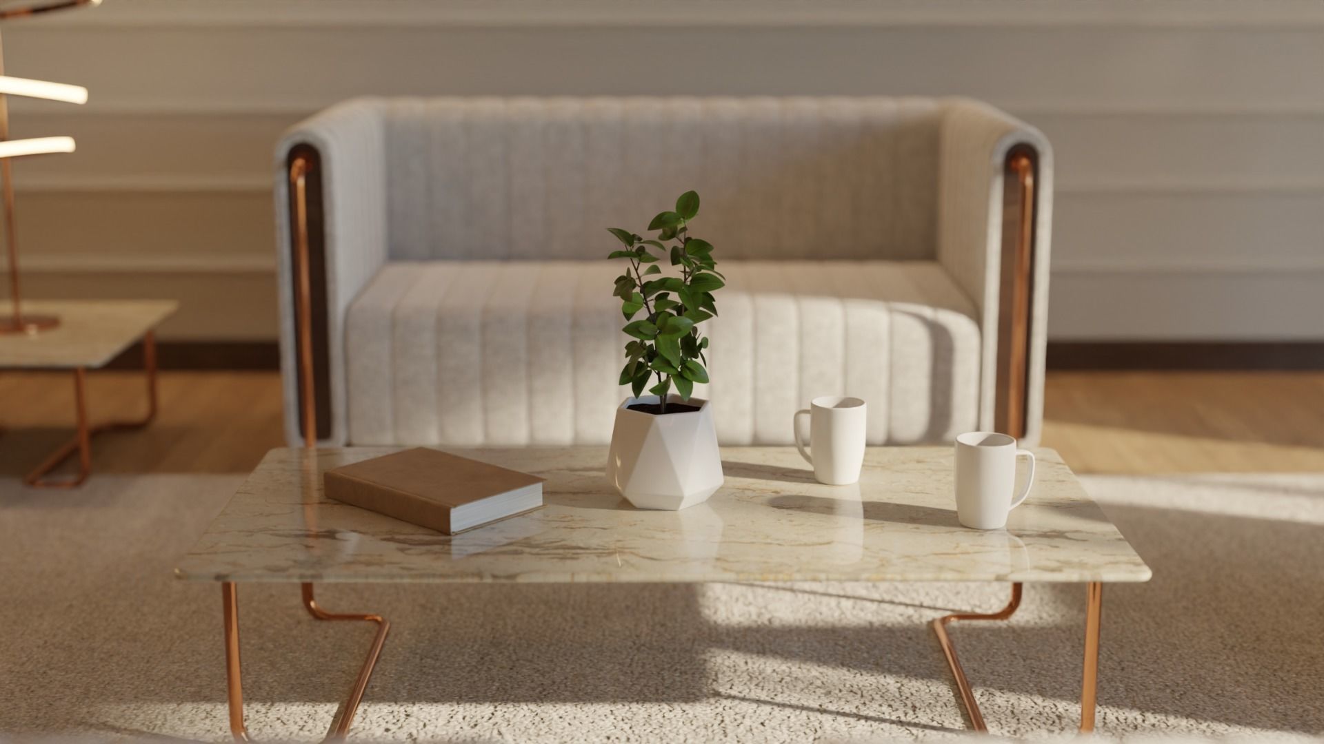 Living Room - 05 Low-poly 3D model_20